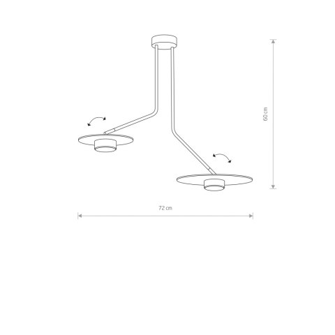 Lampy przysufitowe - DISK