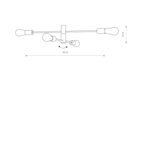 Lampy przysufitowe - ROTOR