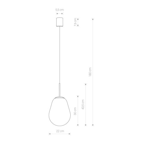 Lampy wiszące - PEAR S