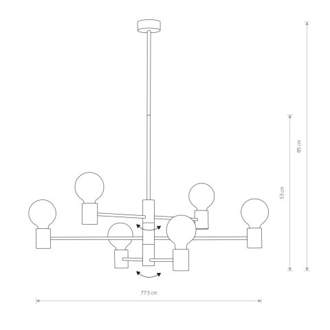 Lampy wiszące - RADIUS