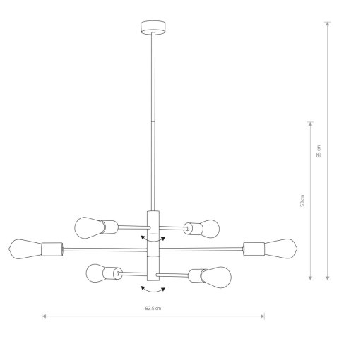 Lampy wiszące - ROTOR