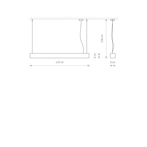 Lampy liniowe - SOFT LED 120X6