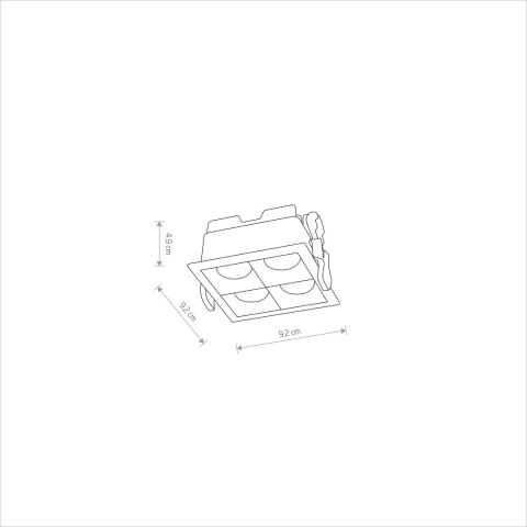 Podtynkowe - MIDI LED RECESSED