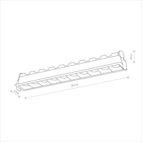 Podtynkowe - MIDI LED RECESSED