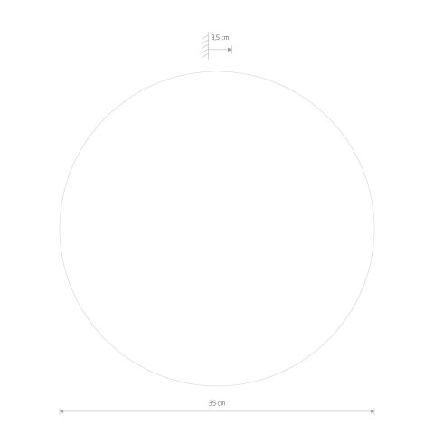 Kinkiety - RING WOOD LED L