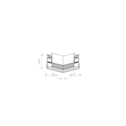 Podtynkowe - LVM RECESSED HORIZONTAL CORNER
