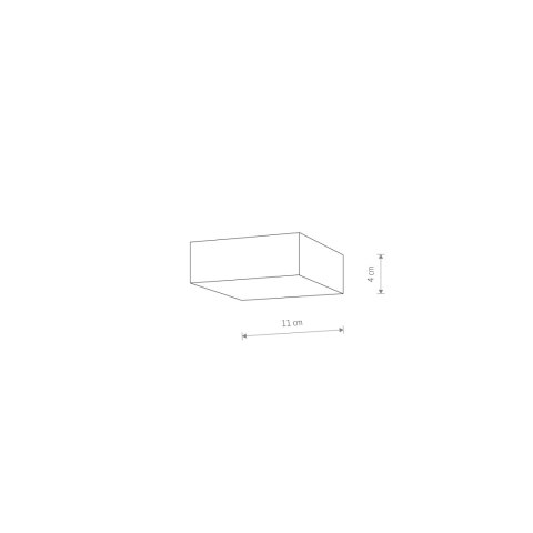 Plafony - LID SQUARE LED 15W