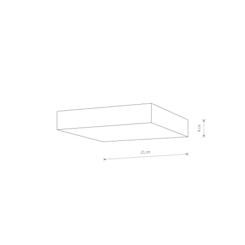 Plafony - LID SQUARE LED 35W