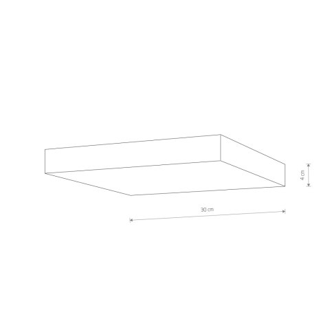 Plafony - LID SQUARE LED 50W