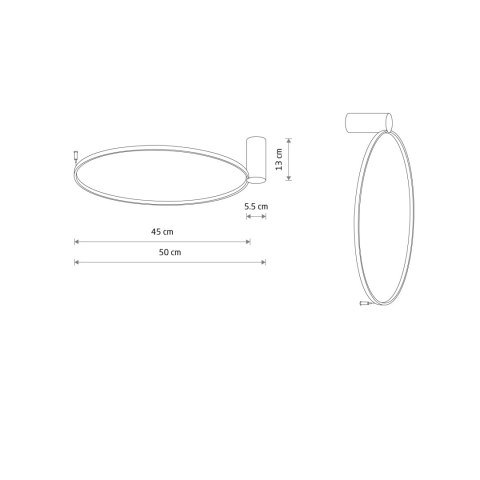 Lampy przysufitowe - CIRCOLO LED S