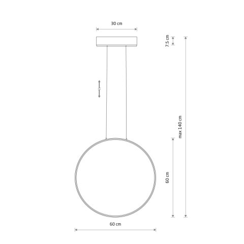 Lampy wiszące - CIRCOLO LED M