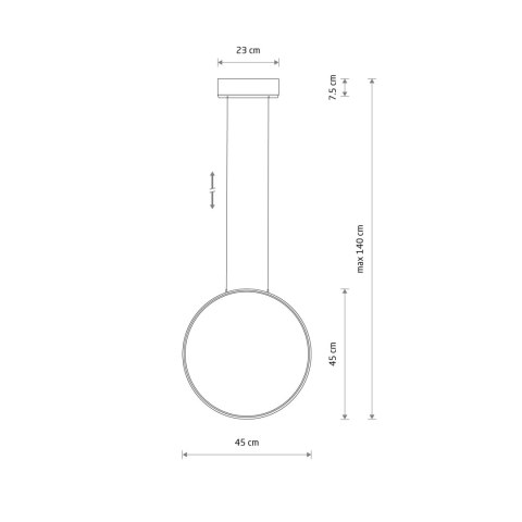 Lampy wiszące - CIRCOLO LED S