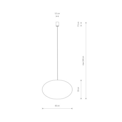 Lampy wiszące - RATTAN M