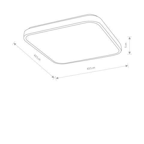 Plafony - AGNES SQUARE LED PRO