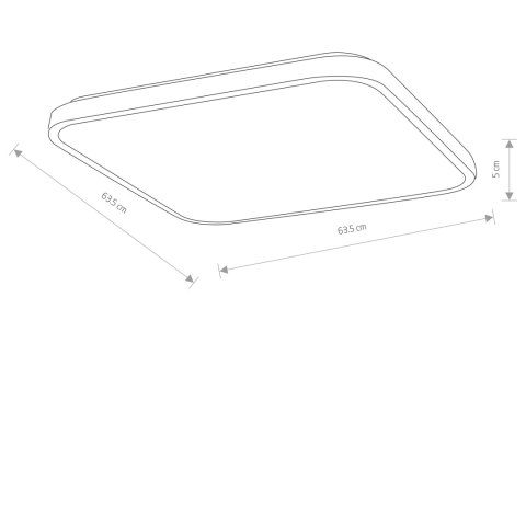 Plafony - AGNES SQUARE LED PRO