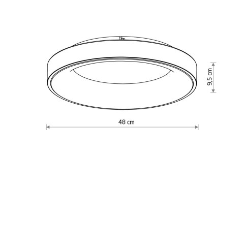 Plafony - NIKKI ROUND LED