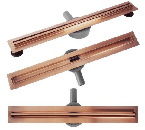 ODPŁYW NEOX SLIM PRO MIEDŹ SZCZOTKOWANA 700