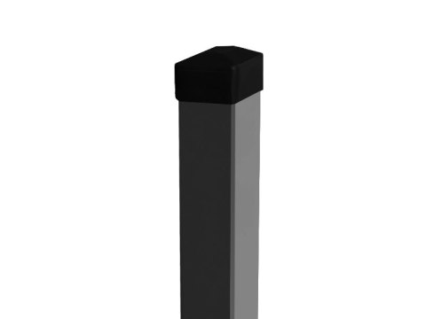 Słupki do paneli - 60x40 mm / 2mm / 2,30 m - antracyt Słupki do paneli - 60x40 mm / 2mm / 2,30 m - antracyt