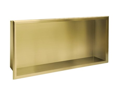 PÓŁKA WNĘKOWA 09 30x60x10 ZŁOTY SZCZOTKOWANY PÓŁKA WNĘKOWA 09 30x60x10 ZŁOTY SZCZOTKOWANY