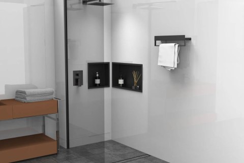 PÓŁKA ŁAZIENKOWA SF01-600-B BLACK