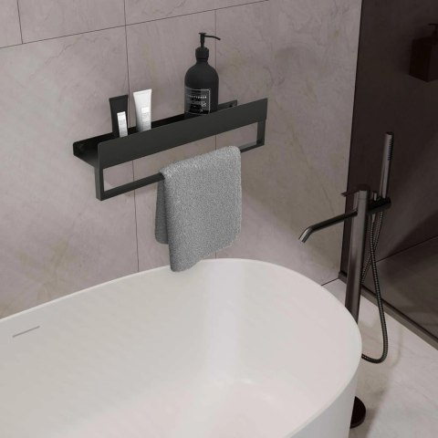 PÓŁKA ŁAZIENKOWA SF01-600-B BLACK