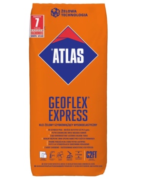 Atlas Geoflex Express 22.5 kg - Fast-Setting Tile Adhesive
