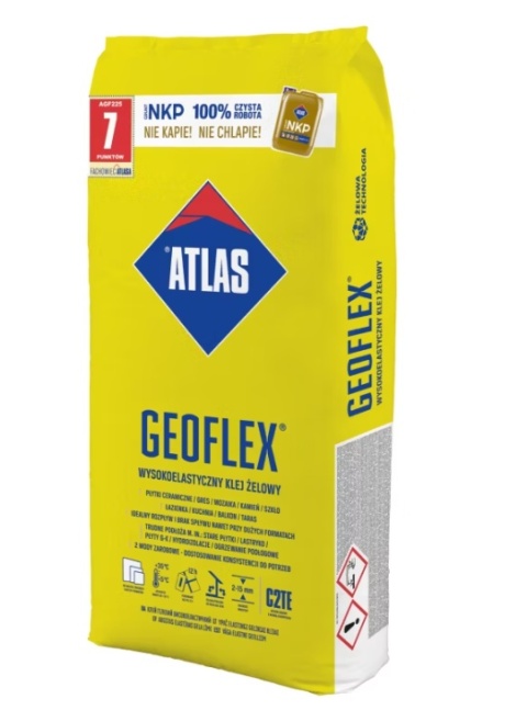 High-Elasticity Gel Adhesive Atlas Geoflex C2TE 22.5 kg High-Elasticity Gel Adhesive Atlas Geoflex C2TE 22.5 kg