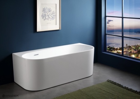 BRAIDER Freestanding Bathtub ALTARIA 180cm - White