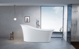 Braider Ava Freestanding Bathtub – 170 × 80 cm, White
