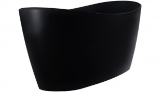 Braider Silentia Freestanding Bathtub – 170 × 75 cm, Black
