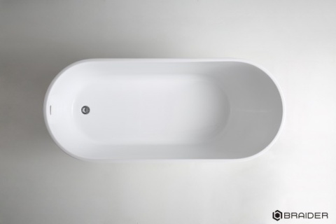 Braider Meriggia Freestanding Bathtub – 170 × 76 cm, White
