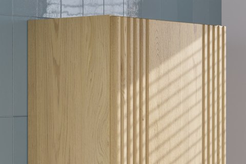 Zestaw meblowy 80cm z umywalką meblową Pure i szafką wysoką Zestaw meblowy 80cm z umywalką meblową Pure i szafką wysoką