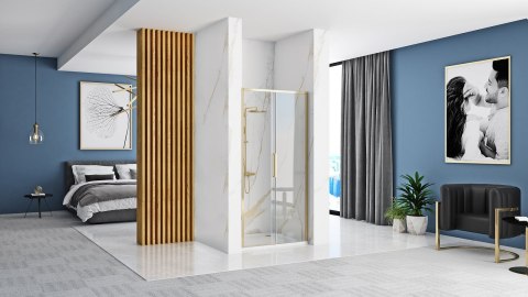 Shower Door Rapid Slide Gold 130