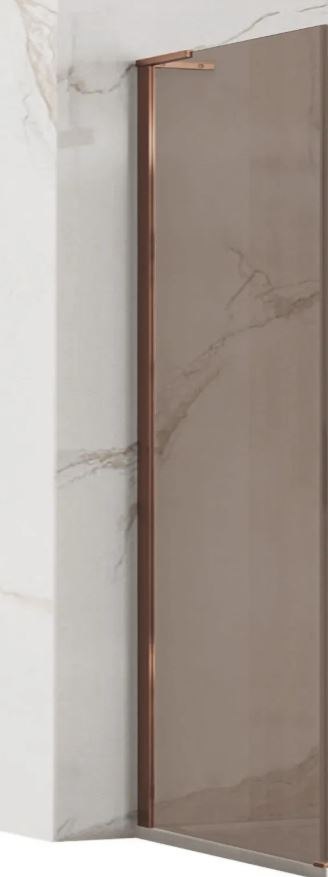 ŚCIANKA PRYSZNICOWA HUGO BROWN/BRUSH COPPER 90