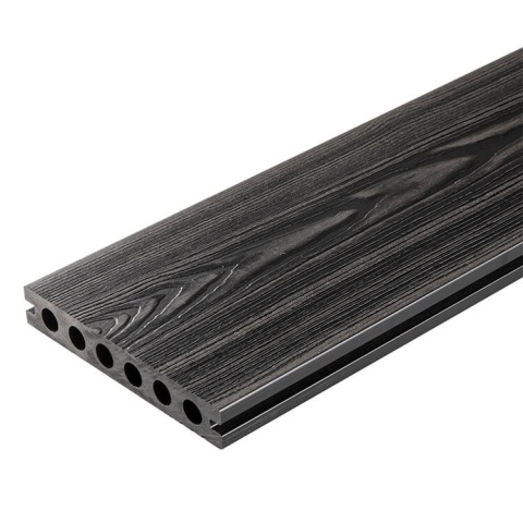 Composite Decking Board 3D Anthracite – 3,5m (0,507 m2)