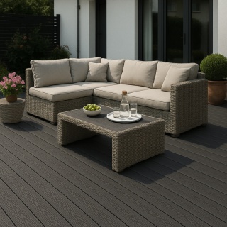 Composite Decking Board 3D Classic 2.0 Anthracite – 3m(0,450 m2)