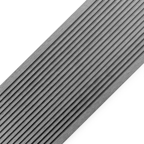 Composite Decking Board 3D Light Gray – 3,5m (0,507 m2)