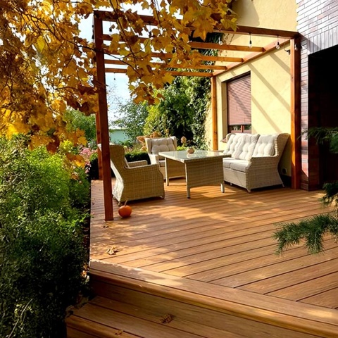 Composite Decking Board Premium II Generation Amber/Antique – 3,5m (0,507 m2)