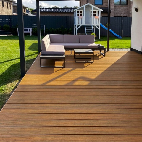 Composite Decking Board Premium II Generation Amber/Antique – 3,5m (0,507 m2)