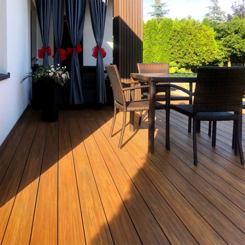 Composite Decking Board Premium II Generation Amber/Antique – 3,5m (0,507 m2)