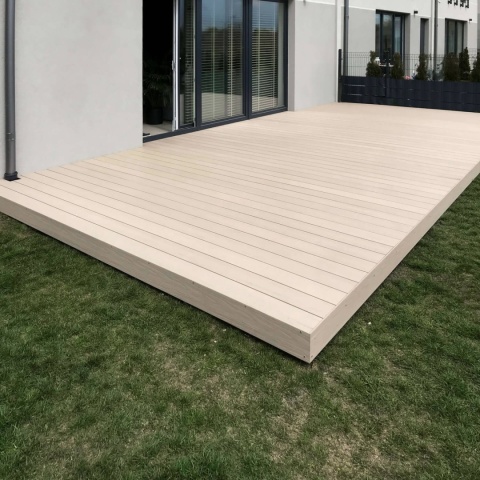 Composite Decking Board Premium II Generation Ecru / Light Oak – 4m (0,580 m2)