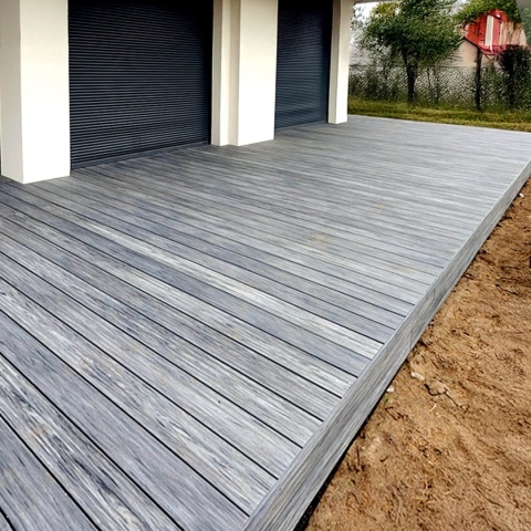 Composite Decking Board Premium II Generation Grey / Anthracite – 4m (0,580 m2)