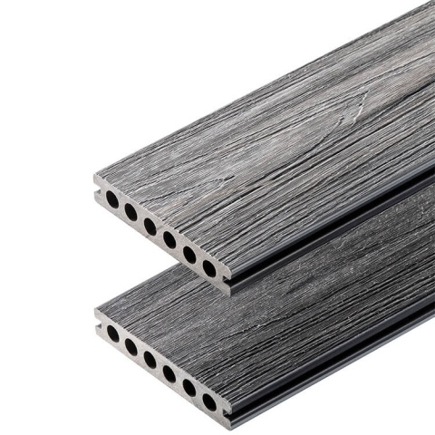 Composite Decking Board Premium II Generation Grey / Anthracite – 3,5m (0,507 m2)