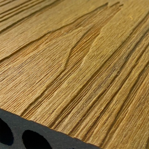 Composite Decking Board Premium II Generation Rustic Oak / Honey Oak – 4m (0,580 m2)