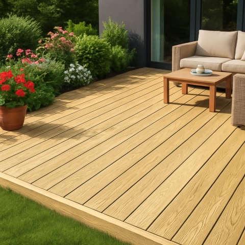Composite Decking Board Premium II Generation Rustic Oak / Honey Oak – 4m (0,580 m2)