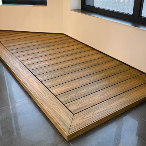 Composite Decking Board Premium II Generation Rustic Oak / Honey Oak – 3,5m (0,507 m2)