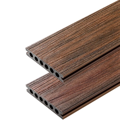 Composite Decking Board Premium II Generation Teak – 4m (0,580 m2)