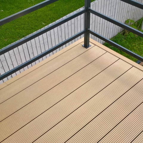 Composite Decking Board Standard Teak – 3m (0,465 m2)