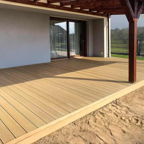 Composite Decking Board Standard Teak – 3m (0,465 m2)