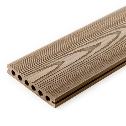 Composite Decking Board 3D Teak – 3m (0,435 m2)